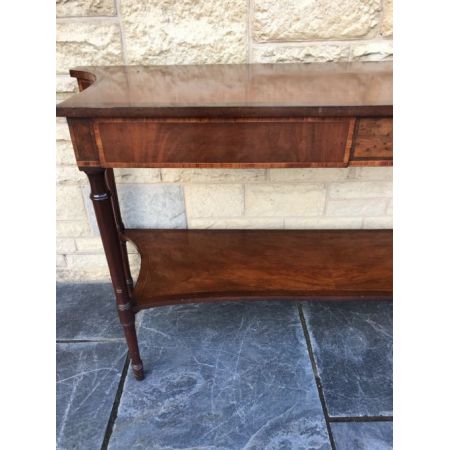 Georgianischer Mahagoni Beistelltisch Konsolentisch antik englisch ca 1920