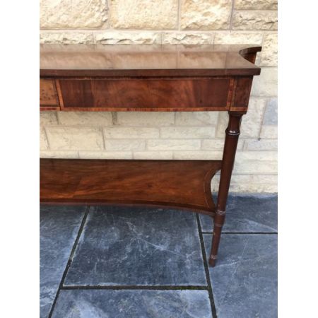 Georgianischer Mahagoni Beistelltisch Konsolentisch antik englisch ca 1920