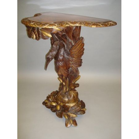 Antiker englischer Nussbaum Konsolentisch Beistelltisch 19. Jh