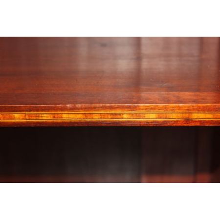 Edwardianischer englischer Bücherschrank Mahagoni antik ca 1890