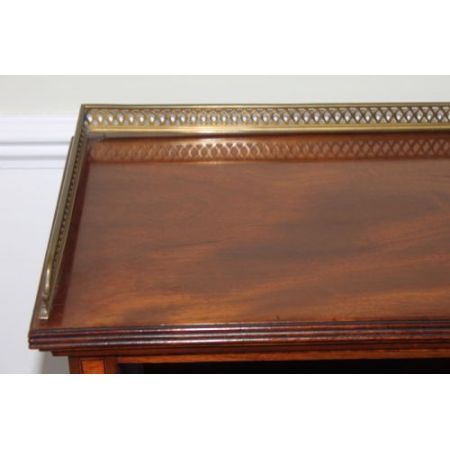 Edwardianischer englischer Bücherschrank Mahagoni antik ca 1890