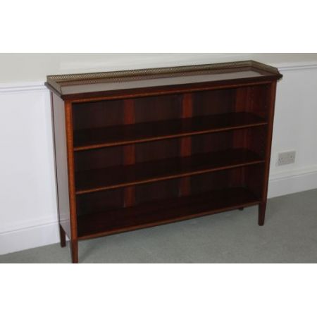 Edwardianischer englischer Bücherschrank Mahagoni antik ca 1890