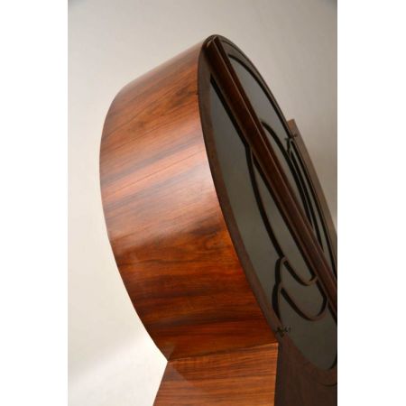 Art Deco Nussbaum Bücherschrank antik englisch ca 1920