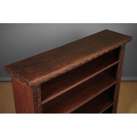 Antikes britisches Eichen Bücherregal englisch ca 1890