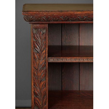 Antikes britisches Eichen Bücherregal englisch ca 1890