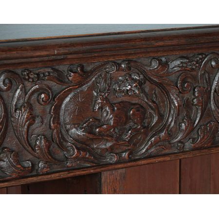 Antikes englische Bücherregal Eiche ca 1880