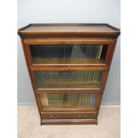 Englisches Eichen Bücherregal original antik ca 1910