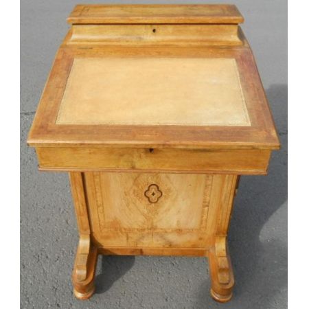 Englischer Antiker Nussbaum Davenport viktorianisch ca. 1880