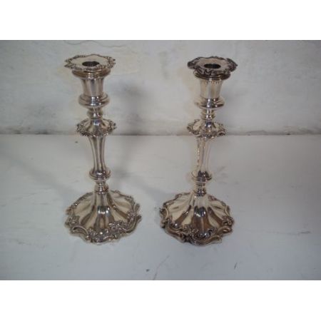 Antike Kerzenhalter englisch Versilbert ca 1830