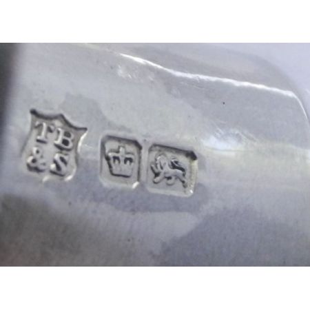 Edwardianische britische Kerzenständer Echtsilber antik ca 1907