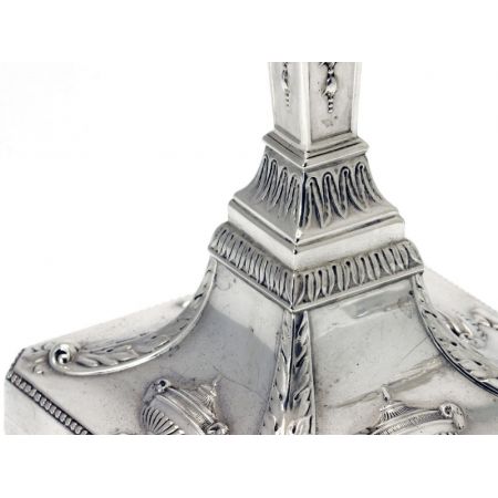 Antike englische Silber Kerzenhalter ca 1901