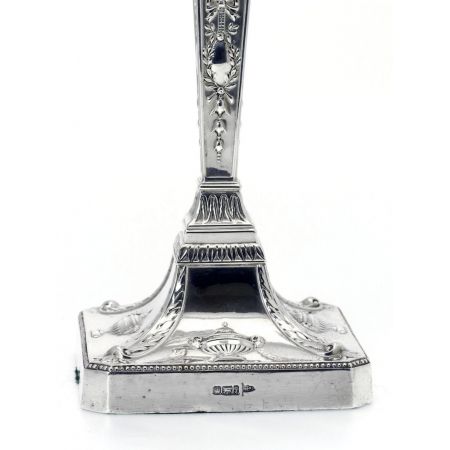 Antike englische Silber Kerzenhalter ca 1901