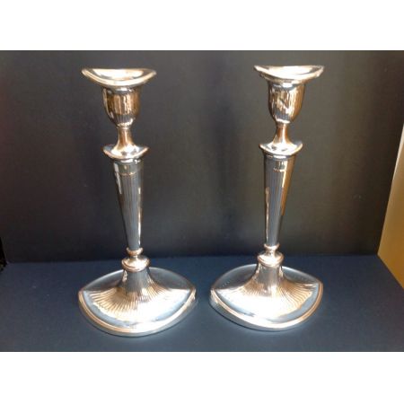 Antike versilberte Kerzenständer original englisch ca 1800