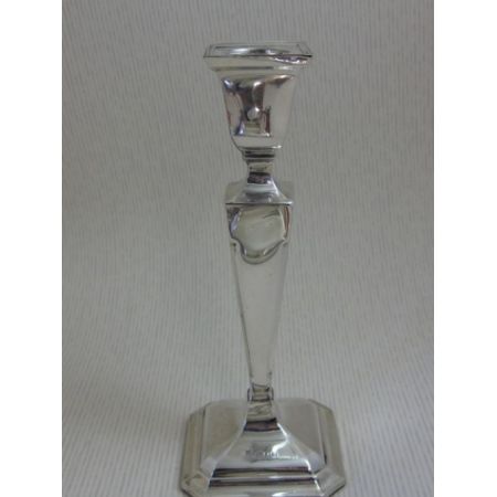 Antike englische Echtsilber Kerzenhalter Tintenfass ca 1920