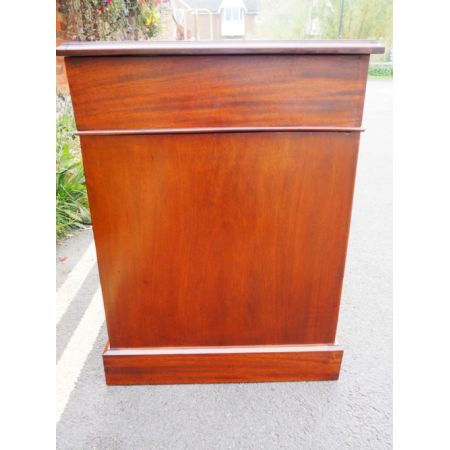 Viktorianischer antiker Mahagoni Schreibtisch englisch ca 1900