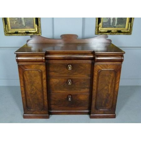 Viktorianisches Mahagoni Sideboard antik ca 1840