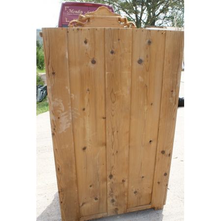 Antiker deutscher Kiefern Kleiderschrank Weichholz ca 1910