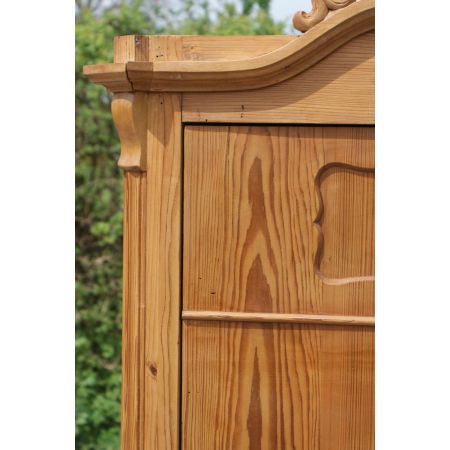 Antiker deutscher Kiefern Kleiderschrank Weichholz ca 1910