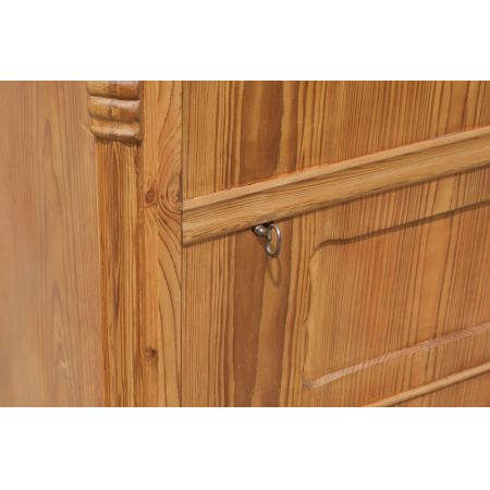 Antiker deutscher Kiefern Kleiderschrank Weichholz ca 1910