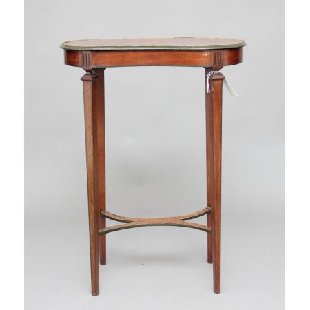 Antiker edwardianischer Beistelltisch Mahagoni britisch ca 1890