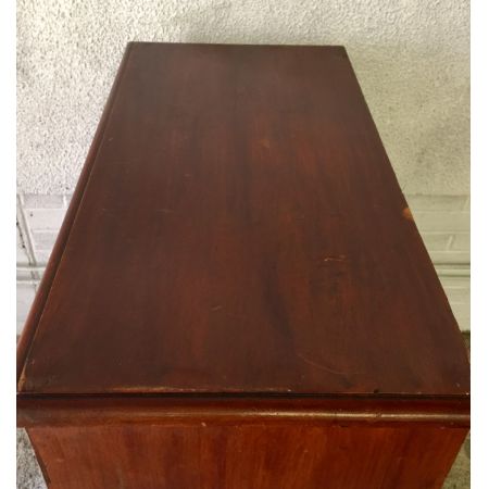 Viktorianische antike Kiefern Kommode lackiert ca 1850