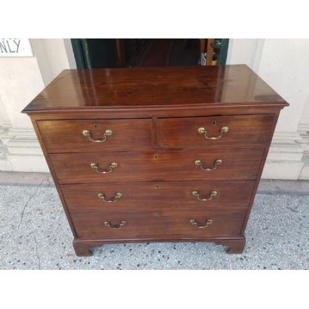 Georgianische antike Nussbaum Kommode englisch ca 1760