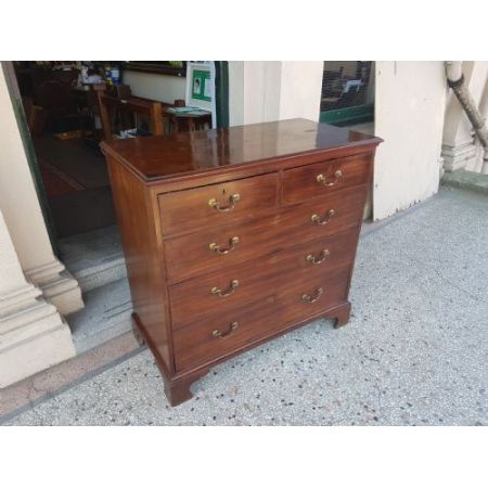 Georgianische antike Nussbaum Kommode englisch ca 1760