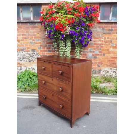 Georgianische antike Mahagoni Kommode englisch ca 1820