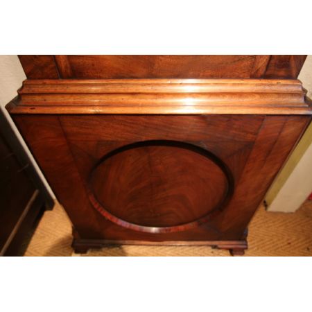 Walisische Antike Mahagoni Intarsien Standuhr ca. 19. Jh.