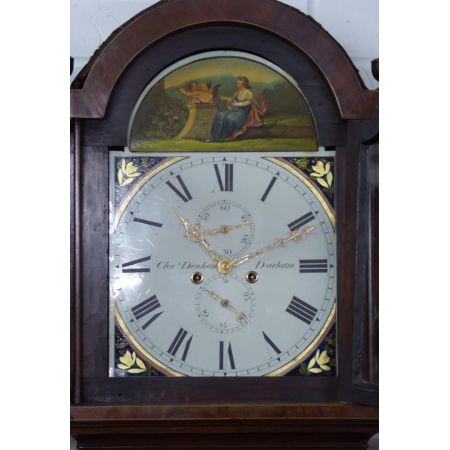 Antike Englische Standuhr von Charles Denham ca. 19. JH.