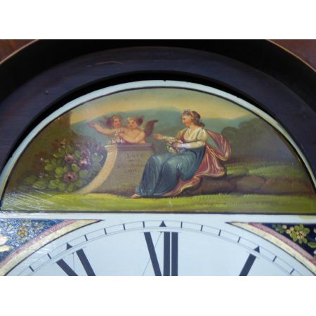 Antike Englische Standuhr von Charles Denham ca. 19. JH.