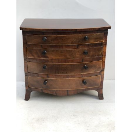 Englische Antike Minatur Lehrlings Kiefern Kommode ca. 19. Jh.