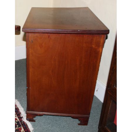 Antike Englische Mahagoni Intarsien Kommode ca. 19. Jh.