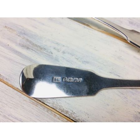 Viktorianische antike Silber Löffel englisch ca 1850