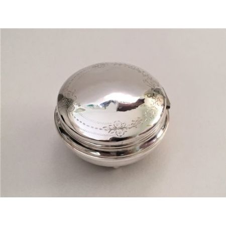 Antike original britische Silber Schmuckdose Echtsilber ca 1922