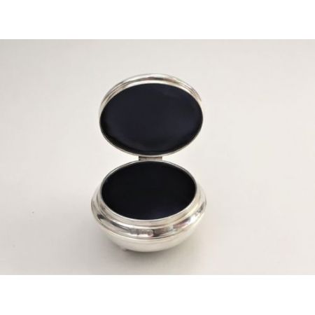 Antike original britische Silber Schmuckdose Echtsilber ca 1922