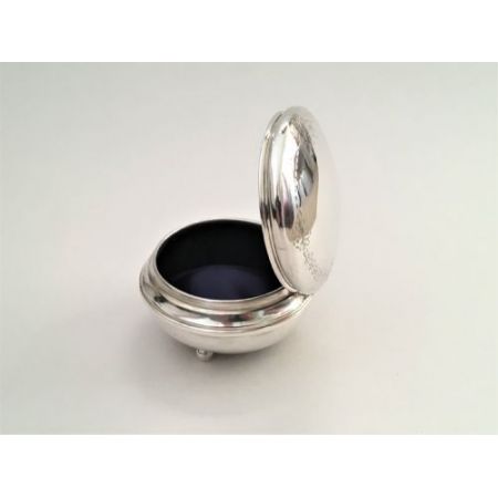 Antike original britische Silber Schmuckdose Echtsilber ca 1922