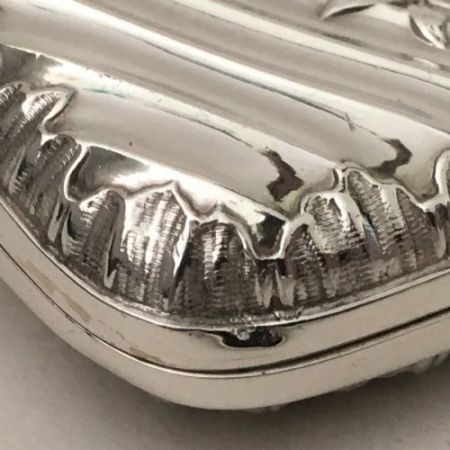 Viktorianisches Echtsilber Spielkarten Etui original antik ca 1900