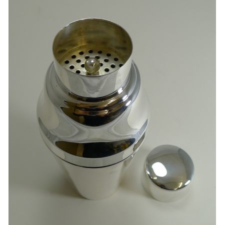 Art Deco Cocktailshaker Echtsilber original antik versilbert ca 1930