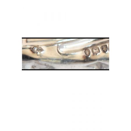 Viktorianischer Sterling Silber Stiftehalter Tablett antik 1894