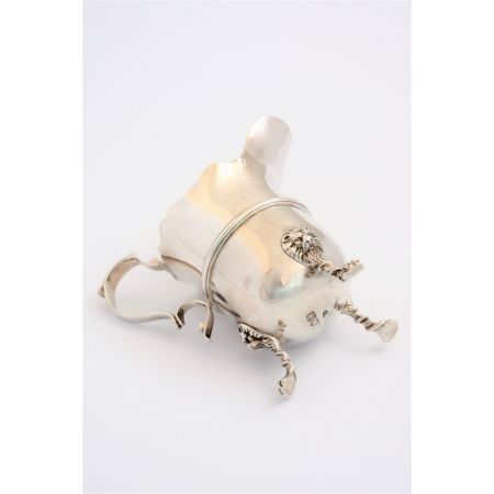 Viktorianischer antiker Silber Saucenkrug britisch ca 1898