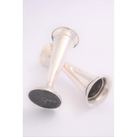 Edwardianische antike Silber Vasen Echtsilber 1906