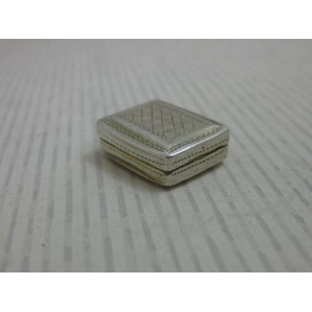 Antike silberne Gewürzdose Echtsilber Vinaigrette britisch 1825