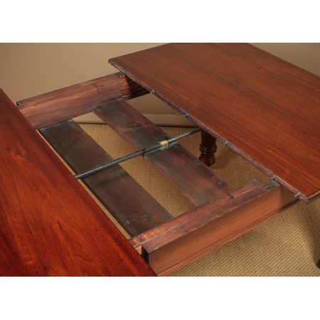 Antiker englischer Mahagoni Esstisch ca 1890