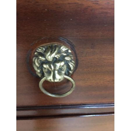 Regency Mahagoni Kommode Bowfront antik circa 1820