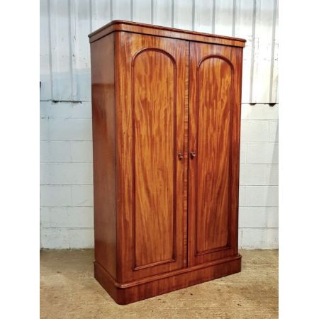 Antiker viktorianischer Mahagoni Kleiderschrank englisch ca 1880