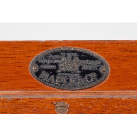 Antiker englischer Nussbaum Kleiderschrank ca 1900