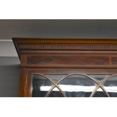 Edwardianisches Antikes Englisches Mahagoni Bücherregal ca. 19. Jh.