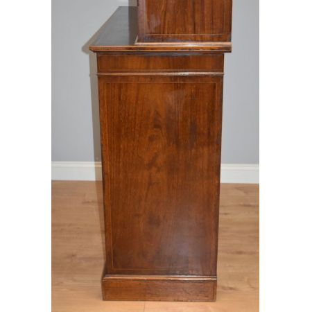 Edwardianisches Antikes Englisches Mahagoni Bücherregal ca. 19. Jh.