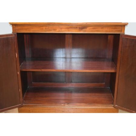 Edwardianisches Antikes Englisches Mahagoni Bücherregal ca. 19. Jh.